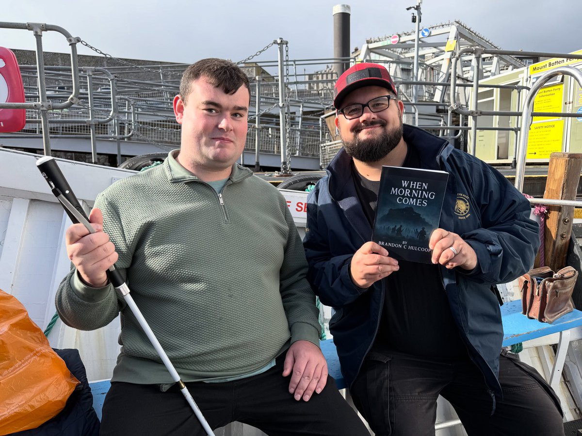Fun to have Brandon back on Drake’s Island; he’s written a book since we last met, a historical ghost story set on Drake’s Island no less!  <a href="/DrakesIslandUK/">Drake’s Island</a> #drakesisland #ghoststory #plymouth
