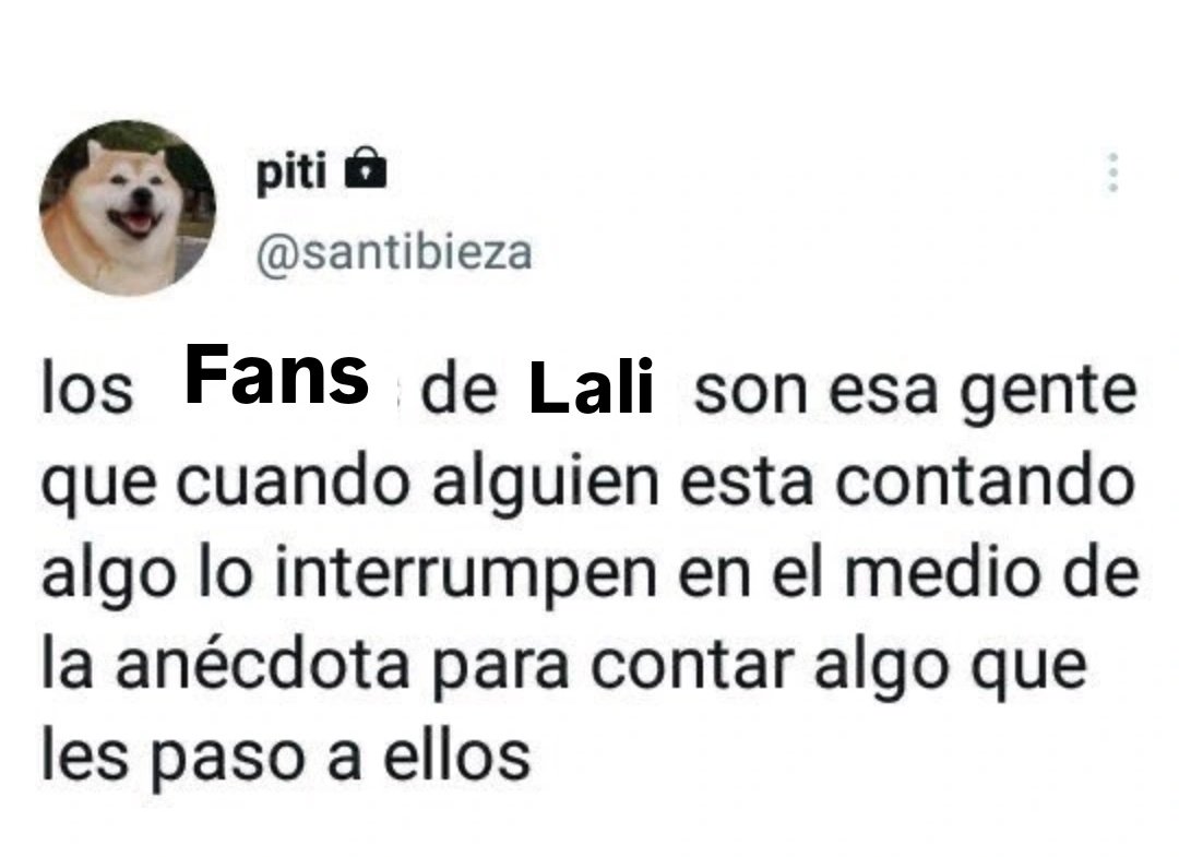 Siempre son los mismos pesados