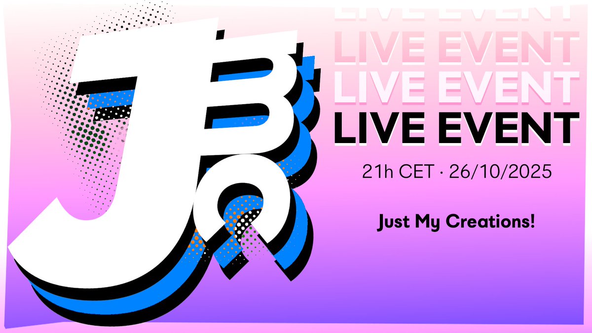 Ya puedes activar el recordatorio para el Just My Creations Live Event de este Domingo. 

Por aquí 👉youtube.com/watch?v=s3hei_…