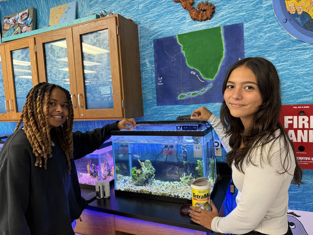 🌊 From Fish Tanks to the Open Sea!
Marine Science magnet students test water quality, hardness, nitrates &amp; ammonia levels while caring for aquatic life. It’s more than science—it’s stewardship of our oceans. 💙
#MarineScience #FutureReady #WherePassionMeetsPurpose <a href="/DrKFried/">Dr. Kassandra Fried</a>