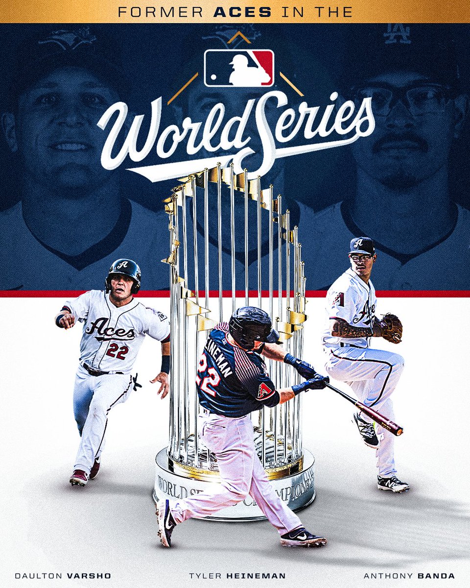 Aces's tweet photo. Aces Legends in the World Series 🏆

Good luck to former Aces Daulton Varsho, Tyler Heineman and Anthony Banda in the 2025 World Series! https://t.co/hOPq7SfNVX