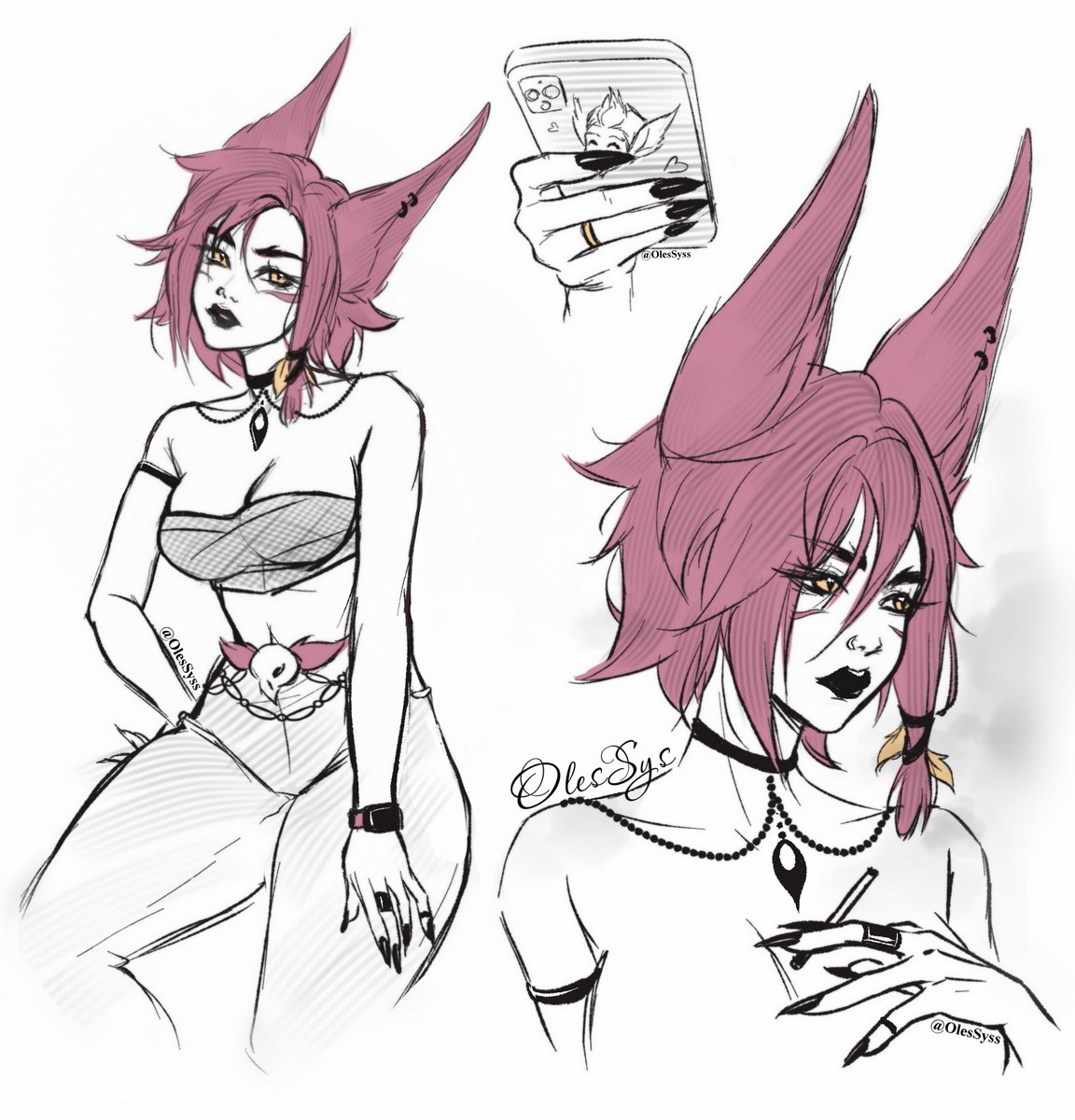 OlesSyss's tweet image. Sketch
#Xayah #LeagueOfLegends