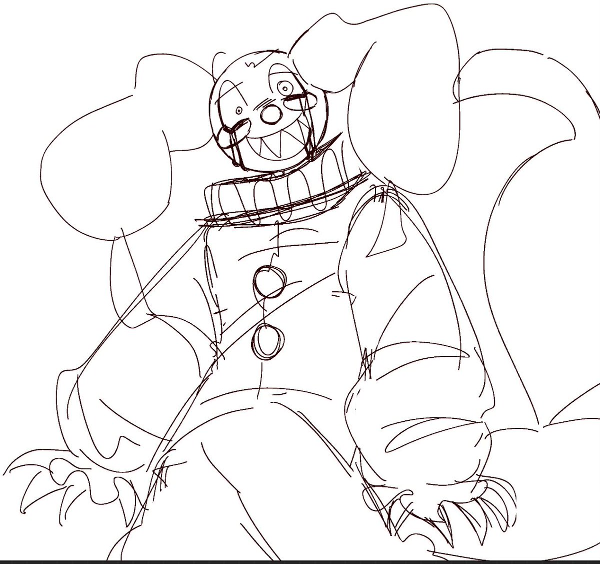 azurewrathic's tweet image. is he normal #wip #looey #dandysworld