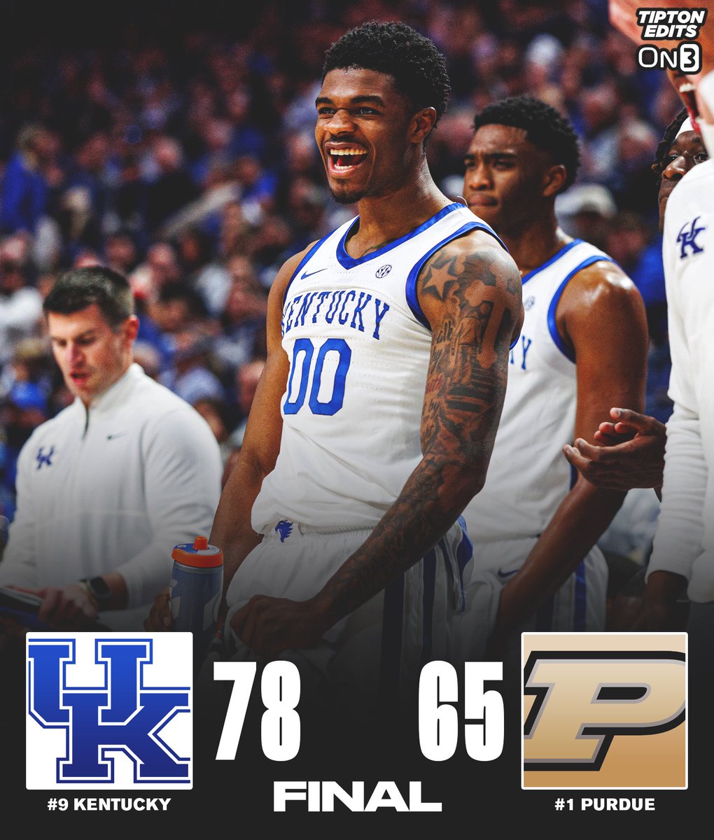 Kentucky cruises to a win over Purdue in an exhibition. 

The Wildcats were without two starters — Jaland Lowe and Jayden Quaintance. 

Jasper Johnson is legit — led UK in scoring with 15 points. 

on3.com/teams/kentucky…