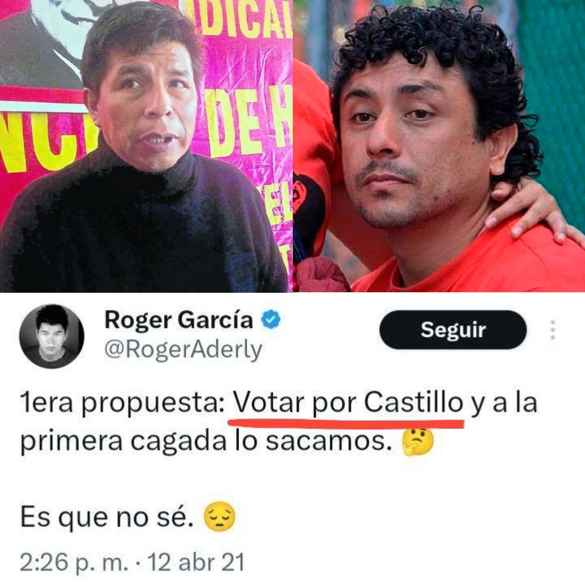¿Dónde estarán esos IDIOTAS que, al votar por Pedro Castillo, metieron al TERRORISTA Guillermo Bermejo en el Congreso? Les advertimos que Perú Libre era Sendero Luminoso y no hicieron caso.