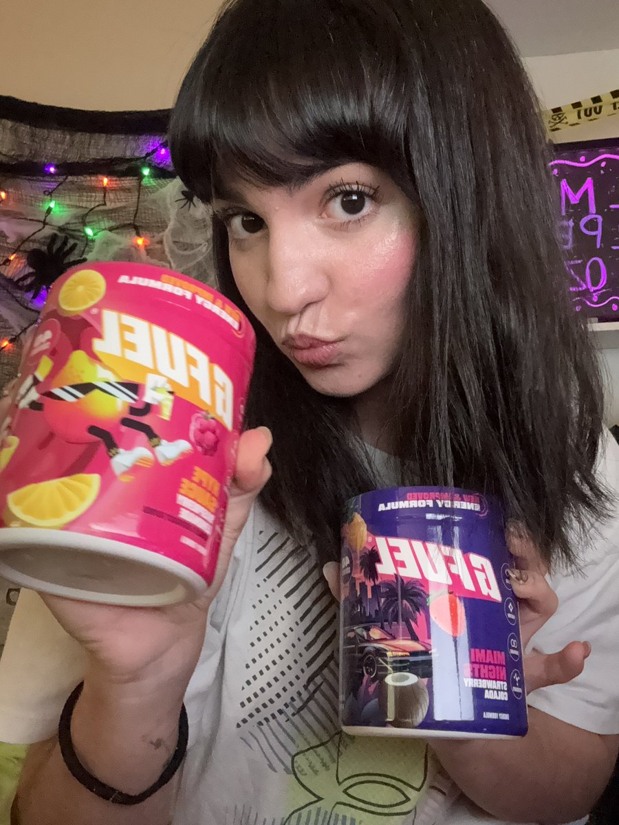 Happy to announce I’m now a <a href="/GFuelEnergy/">G FUEL®</a> ambassador! 🤩

In celebration, I will be giving one of these tubs away on stream today, so don’t miss out! 😍

Use Code: “Amara” to save on your next gfuel purchase! 🥹