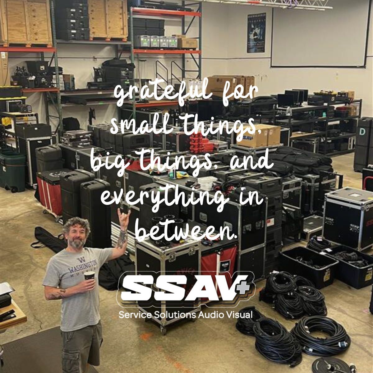 SSAudioVisual's tweet image. ✨ At SSAV Audio Visual, gratitude isn&apos;t just a feeling — it&apos;s our foundation. We&apos;re thankful for the small wins that keep us moving, the big milestones that remind us how far we&apos;ve come, and every moment in between that makes the journey worthwhile.