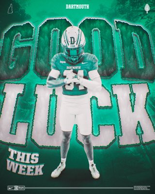 Thank you ⁦<a href="/DartmouthFTBL/">Dartmouth Football</a>⁩ ⁦<a href="/coachirishodea/">Danny O'Dea</a>⁩