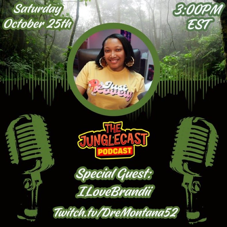 Alright people, it’s our last episode of the year! Join the crew tomorrow as we interview <a href="/ilovebrandii/">The Loveliest ✨iLoveBrandii👾</a> ‼️ talking all things streaming, gaming and life.  The crew can’t wait to see you!  <a href="/DreMontana52/">Dre 🇹🇹</a> <a href="/DeepVoiceKam/">The Gaming Hashira 👾🎮</a> <a href="/Lolex99g/">GML 💅🏾</a> <a href="/Mely_Tha_Pirate/">Big Mely✨</a>