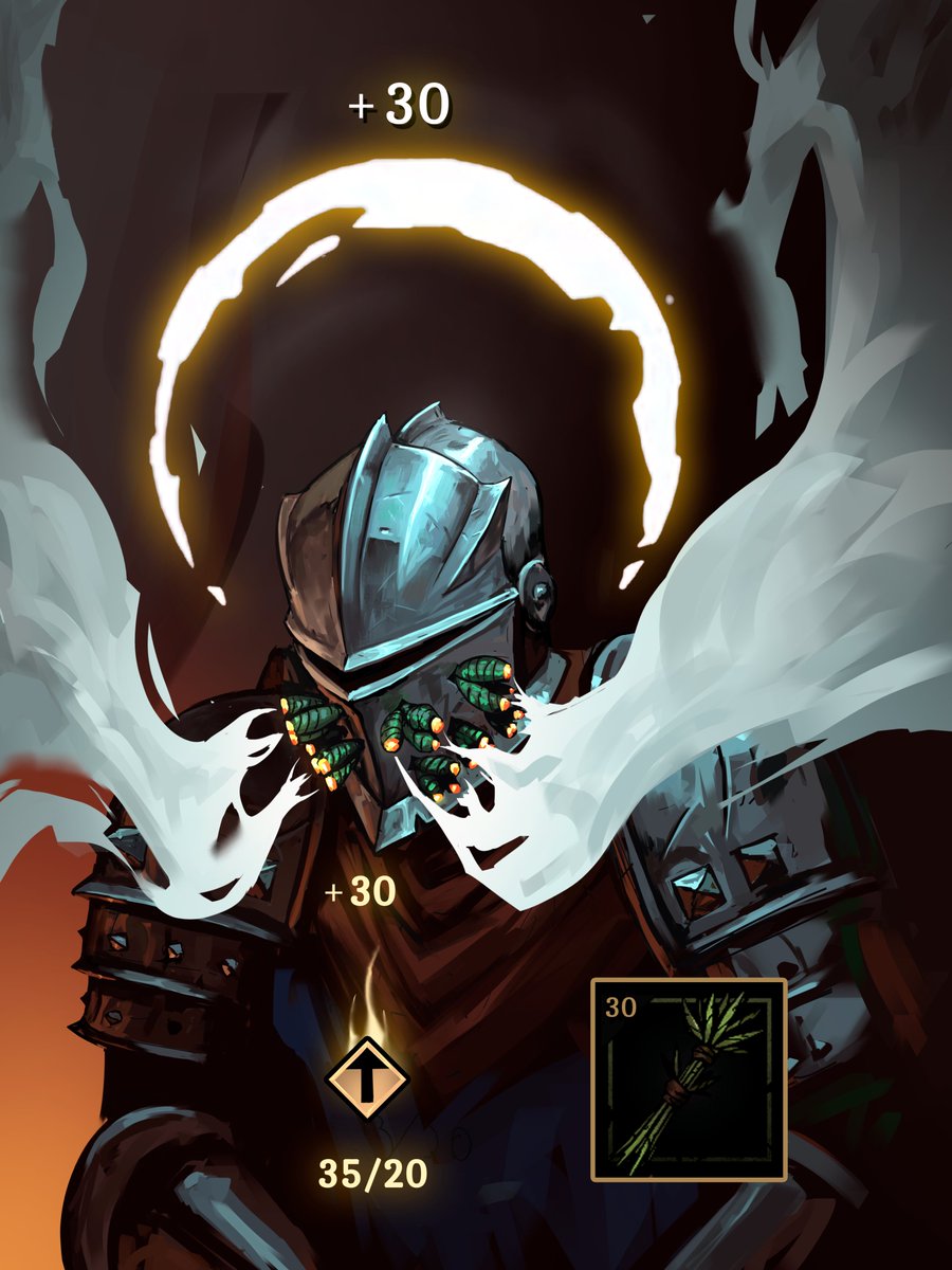 Emeraldgoblet's tweet image. How do you make friends when the wine runs out?
#DarkestDungeon