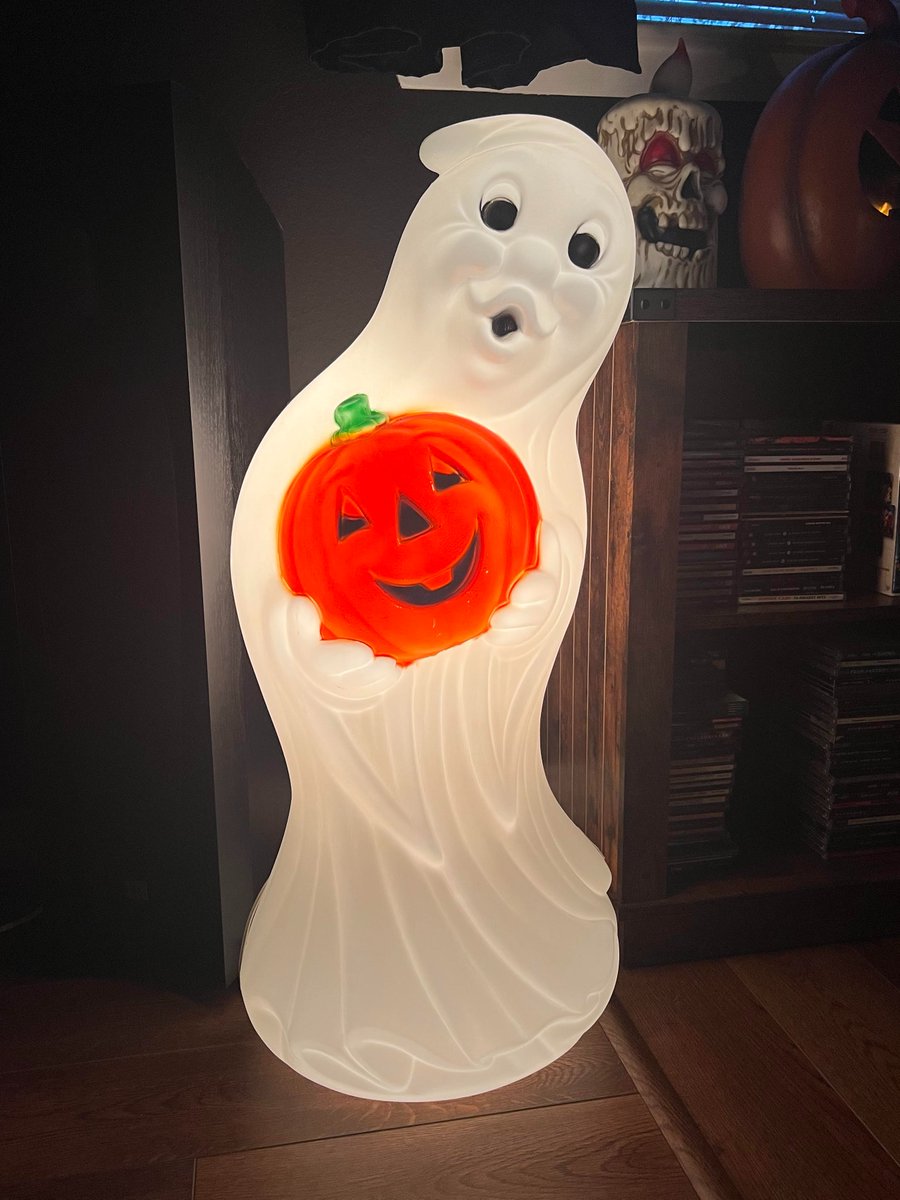 This General Foam blow mold is the last thing I bought from K-Mart’s Halloween section years ago, before they closed their doors for good. Still lights up our house every October.