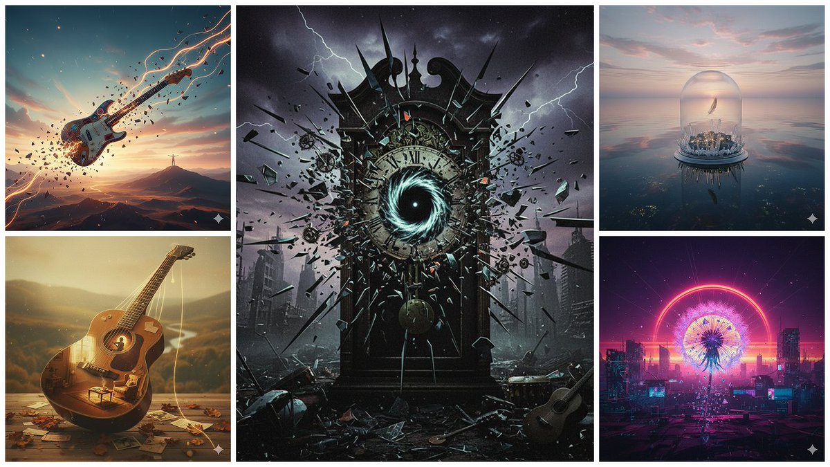 Made these emotional album covers using one Gemini prompt 🎶
Each image captures a feeling — loneliness, nostalgia, hope.
Get the full kit + examples + guide here → [sedaghatarshia.gumroad.com/l/uogkgr]
#AIArt #GeminiAI #AlbumCover #LoFi #DigitalArt #MusicDesign #prompt #ChatGPT #cover