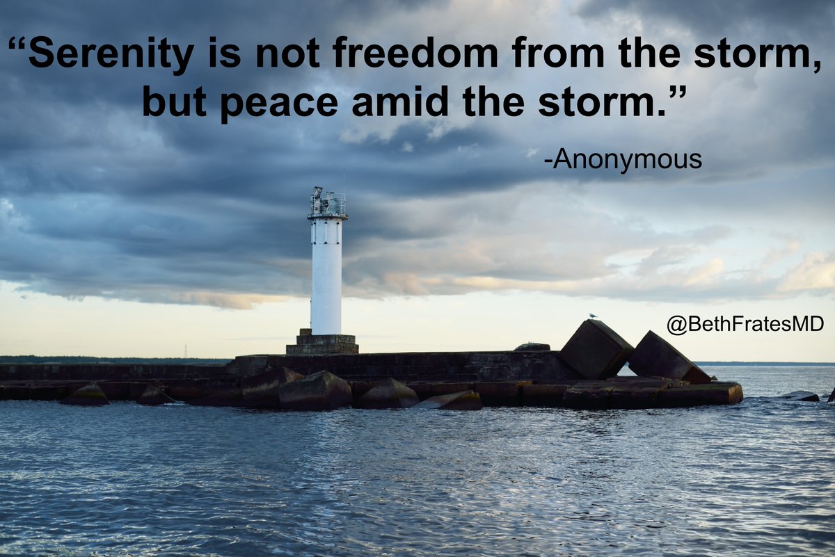 BethFratesMD's tweet image. Serenity is a state of peace, calm+tranquility. 
When are you in this state?
🤔
 I can be in this state while walking on the beach, 
after a yoga class, during meditation, 
and while listening
to music. 
💙

Let&apos;s enjoy some serenity this weekend. 

#FridayThoughts #quote…