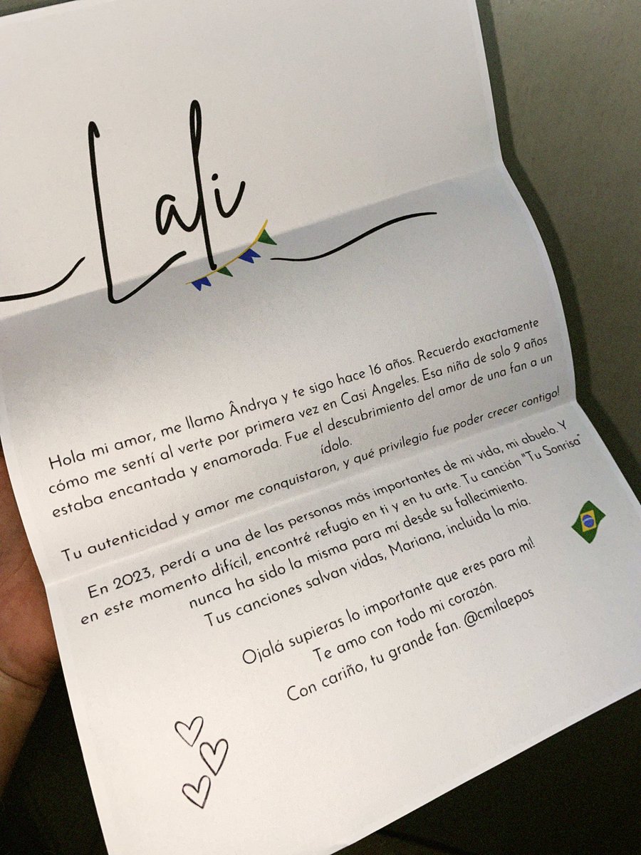 fvbieb's tweet photo. a carta que eu entreguei pra ela :( https://t.co/rWkuVPAtEn
