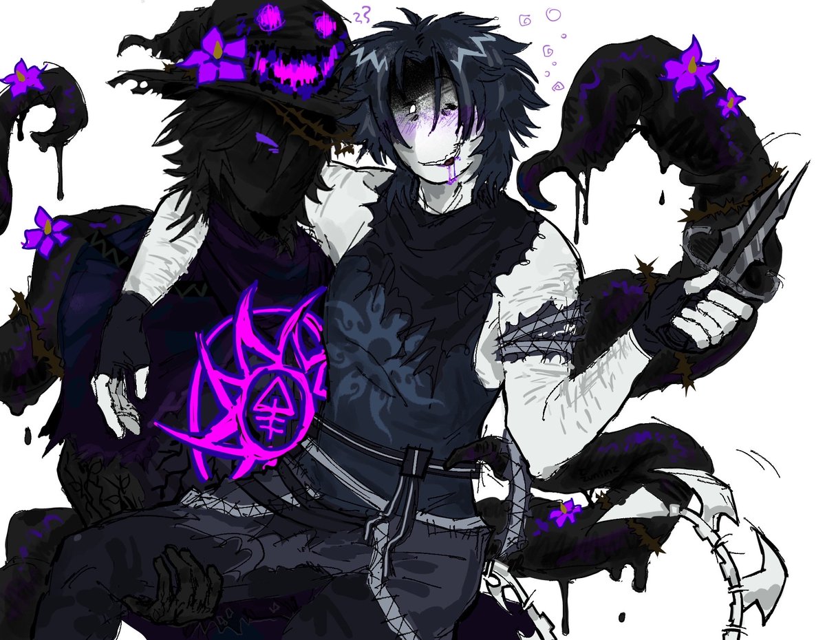 zunimz's tweet image. yeah idek at this point #forsakenfanart #azuretime