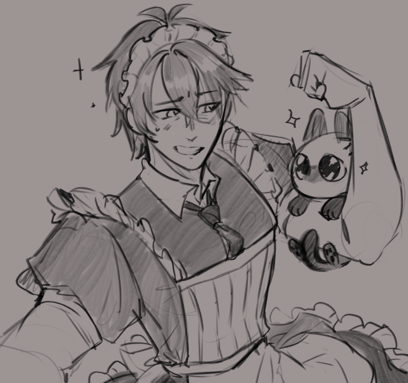 MogeKoDraws's tweet image. last one for the night #Tearsofthemis #lukepearce