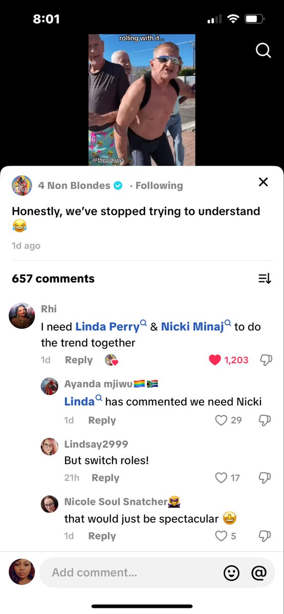 The people wanna see <a href="/NICKIMINAJ/">Nicki Minaj</a> 🥰