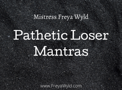 Mistress Freya Wyld 🕸️ - One of my Fans is enjoying my Content! You should, too! Pathetic Loser Mantras [AUDIO - 5:32] https://t.co/yQYIka0zOf https://t.co/n6Iy7kxeL9