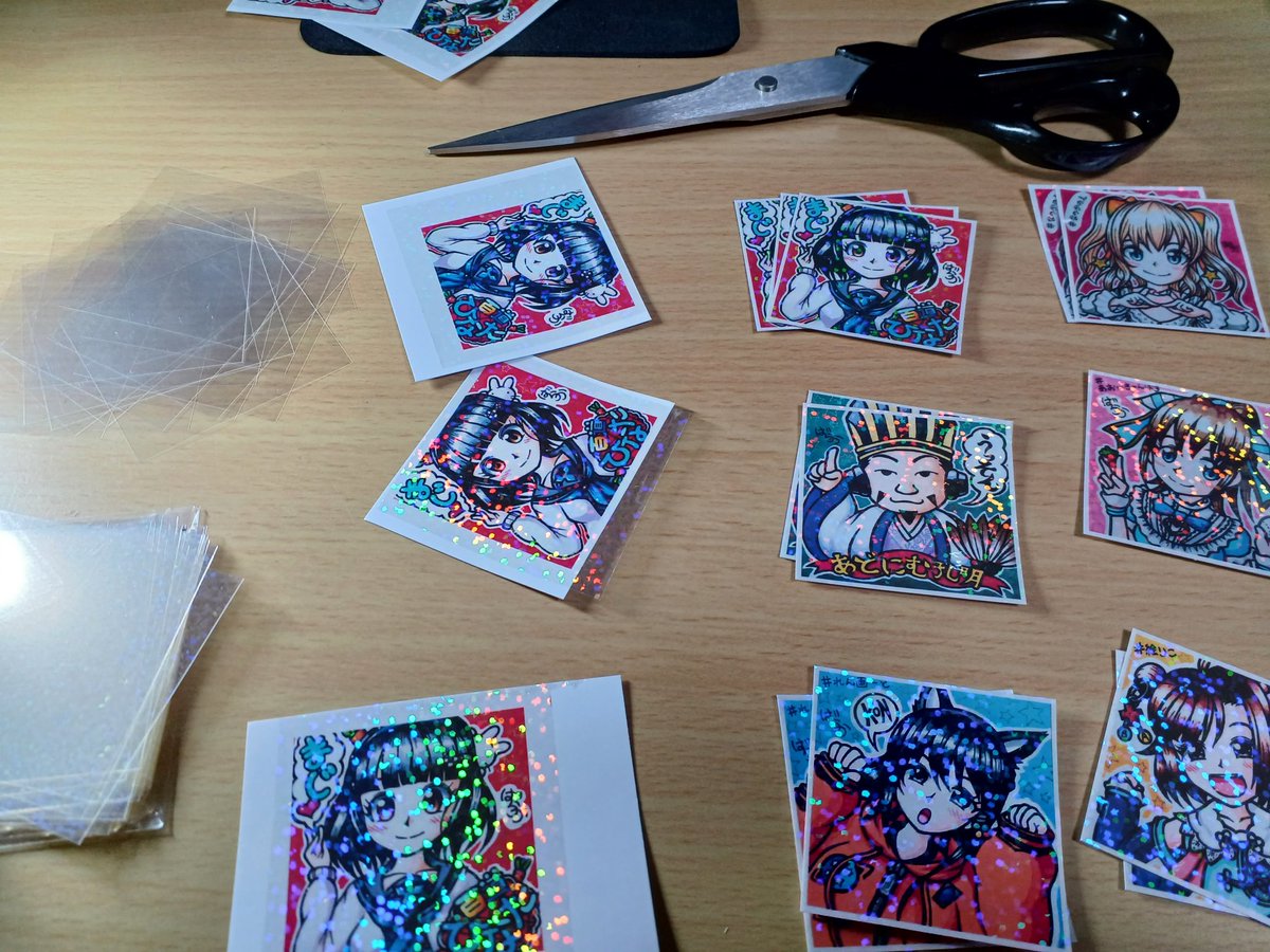 イベントに #FGMF さんの #れとろげ！ シールも持ってきたので、ファンならわかるキーワードを言ってもらえたら１番推しのシールを差し上げます(^o^)