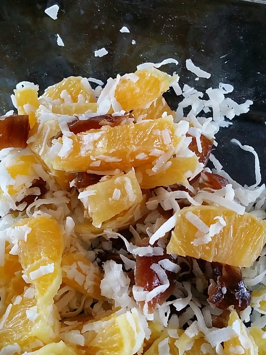 Rubybeets's tweet image. I made Ambrosia to sweeten up the people within the vicinity of the kitchen. It worked