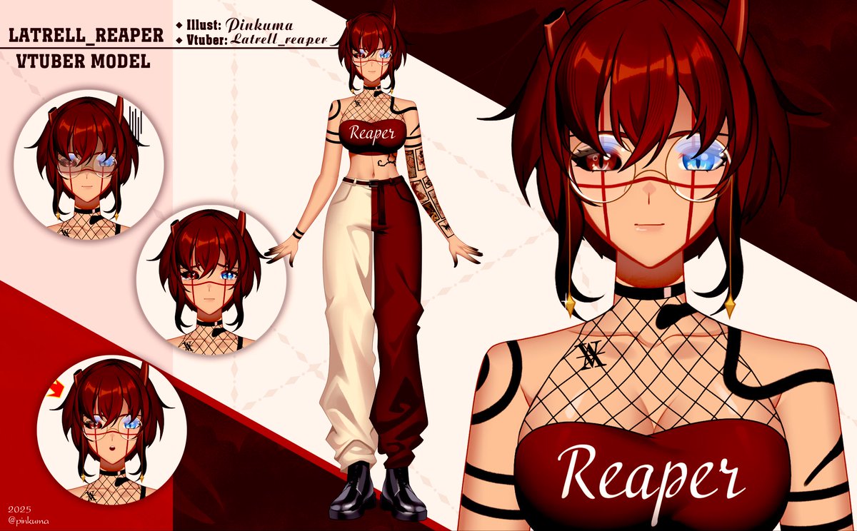 ✨My official model reveal✨
Shoutout to <a href="/kuma_pinkuma/">Pinkuma ✨ comms are open</a> for my model