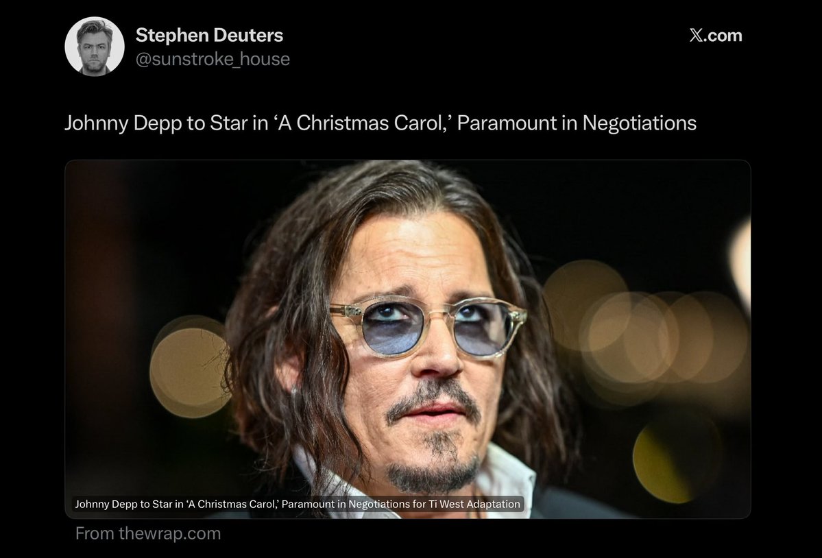 veracity 😳🇨🇦 (@wls_almostthere) on Twitter photo Even Depp’s buddy who also happens to be an executive producer of the movie says it is still under negotiations. Even Depp’s buddy who also happens to be an executive producer of the movie says it is still under negotiations.