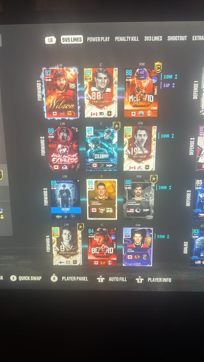HUTLife1's tweet image. That second line though. Had to take Byfield out of the lineup for now