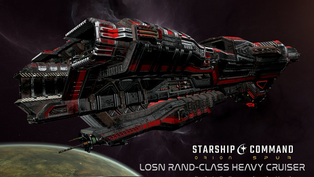 RefraxionStudio's tweet image. Another shot of the Rand heavy cruiser #gamedev #indiegame #madewithunity