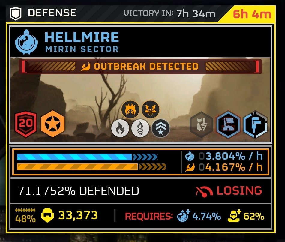 An inactive Democracy Space Station is putting the defense of Hellmire at risk.

#Helldivers2