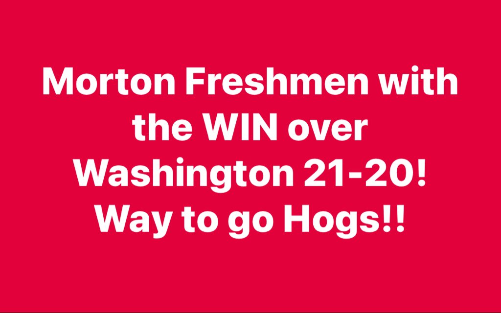 Morton Hogs Football tweet media