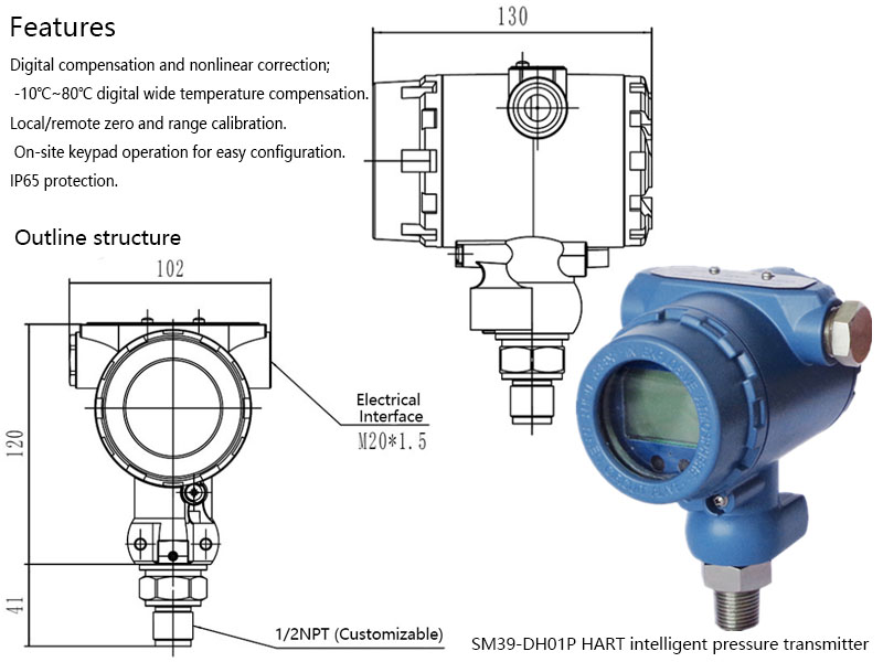 xiodng250196's tweet image. Upgrade to smart pressure measurement! This HART transmitter offers wide temp compensation, push-button configuration, and reliable performance. Widely used in oil, chemical, and power industries. #IndustrialAutomation #ProcessControl