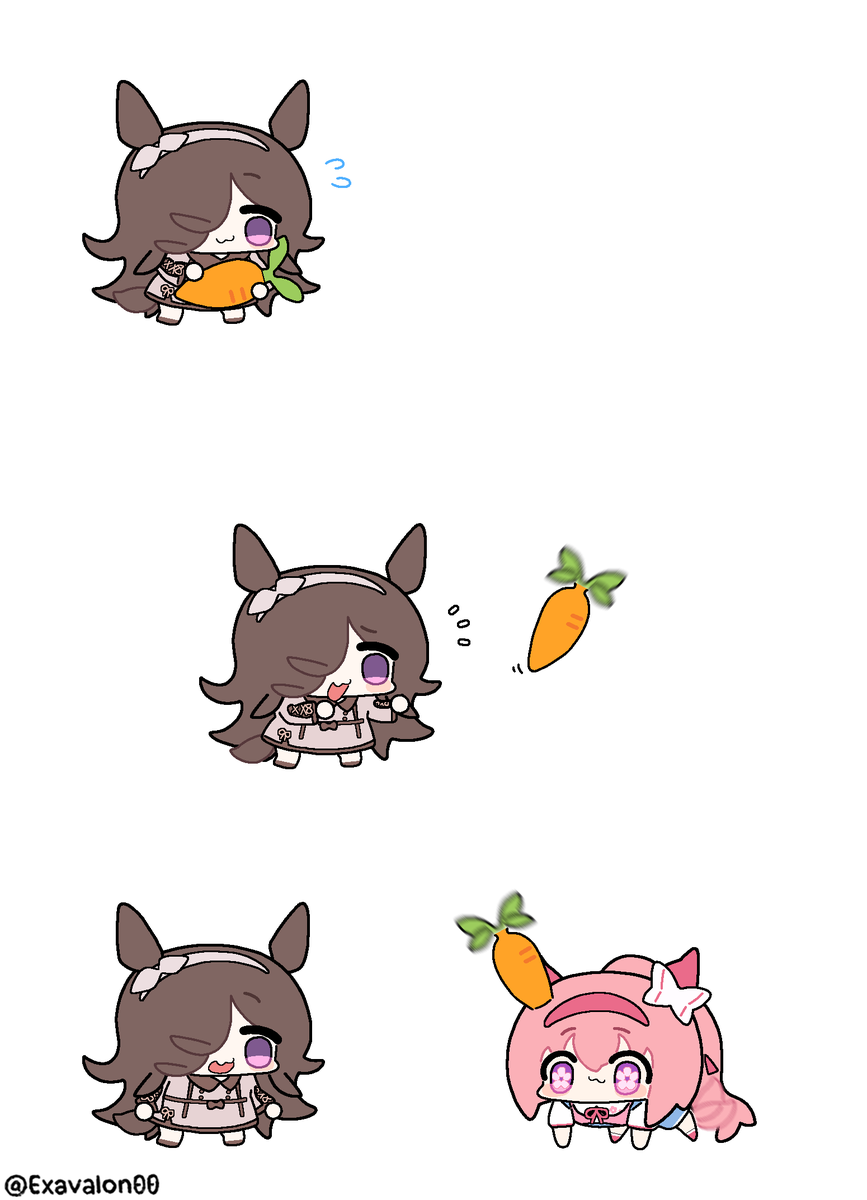 Exavalon00's tweet photo. 🥕💨
#우마무스메 #ウマ娘 #umamusume https://t.co/dmGwt6YHa3