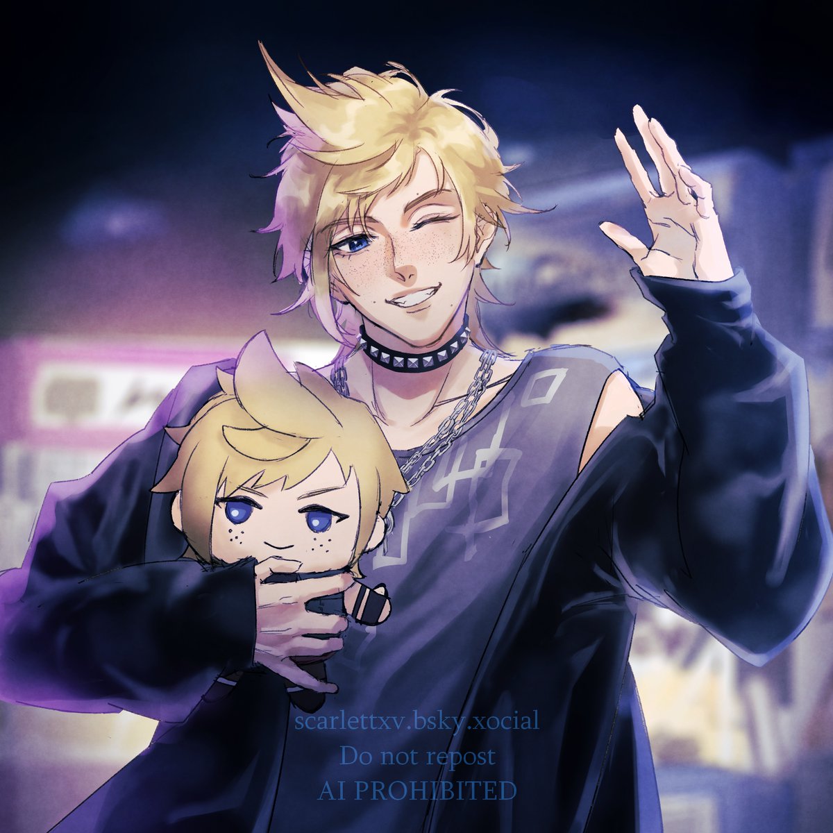 Happy birthday!🐥💕🎉🥳

#FF15
#HBDPrompto
#プロンプト誕生日2025