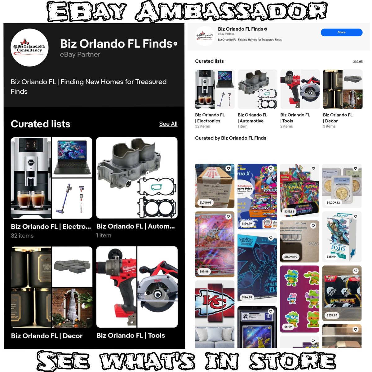 👇 See what's in store for holiday shopping online only deals via @BizOrlandoFL❗️👇

ebay.com/inf/bizorlando… | #Affiliate #eBayPartner #eBayAmbassador