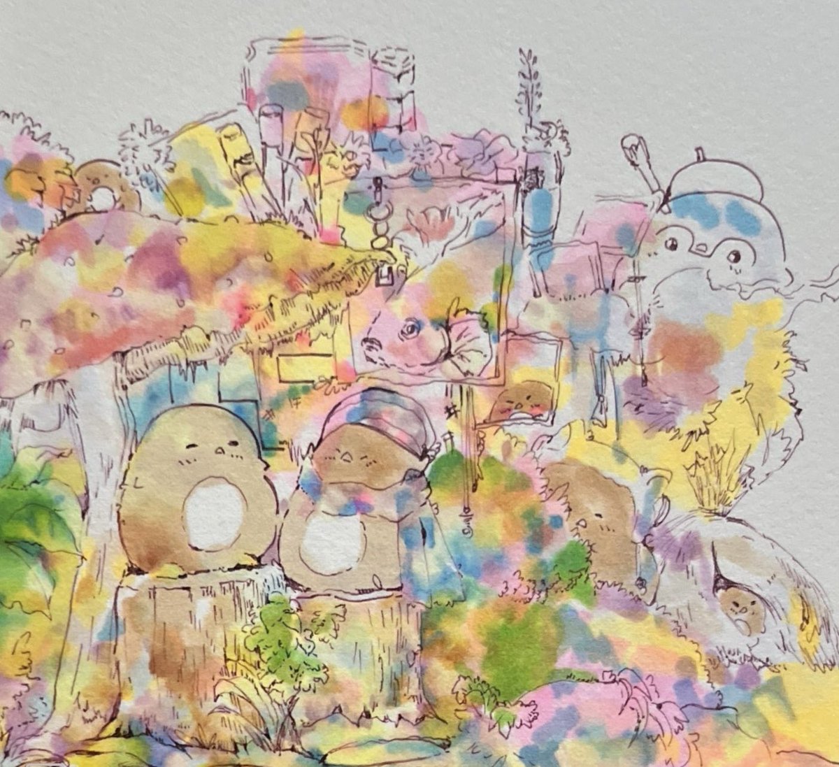 Ahi2hijll45dyk's tweet photo. アナログイラストの練習中
色紙ダヨぅ

#オリジナルイラスト
#アナログイラスト https://t.co/QNQr9W39ob