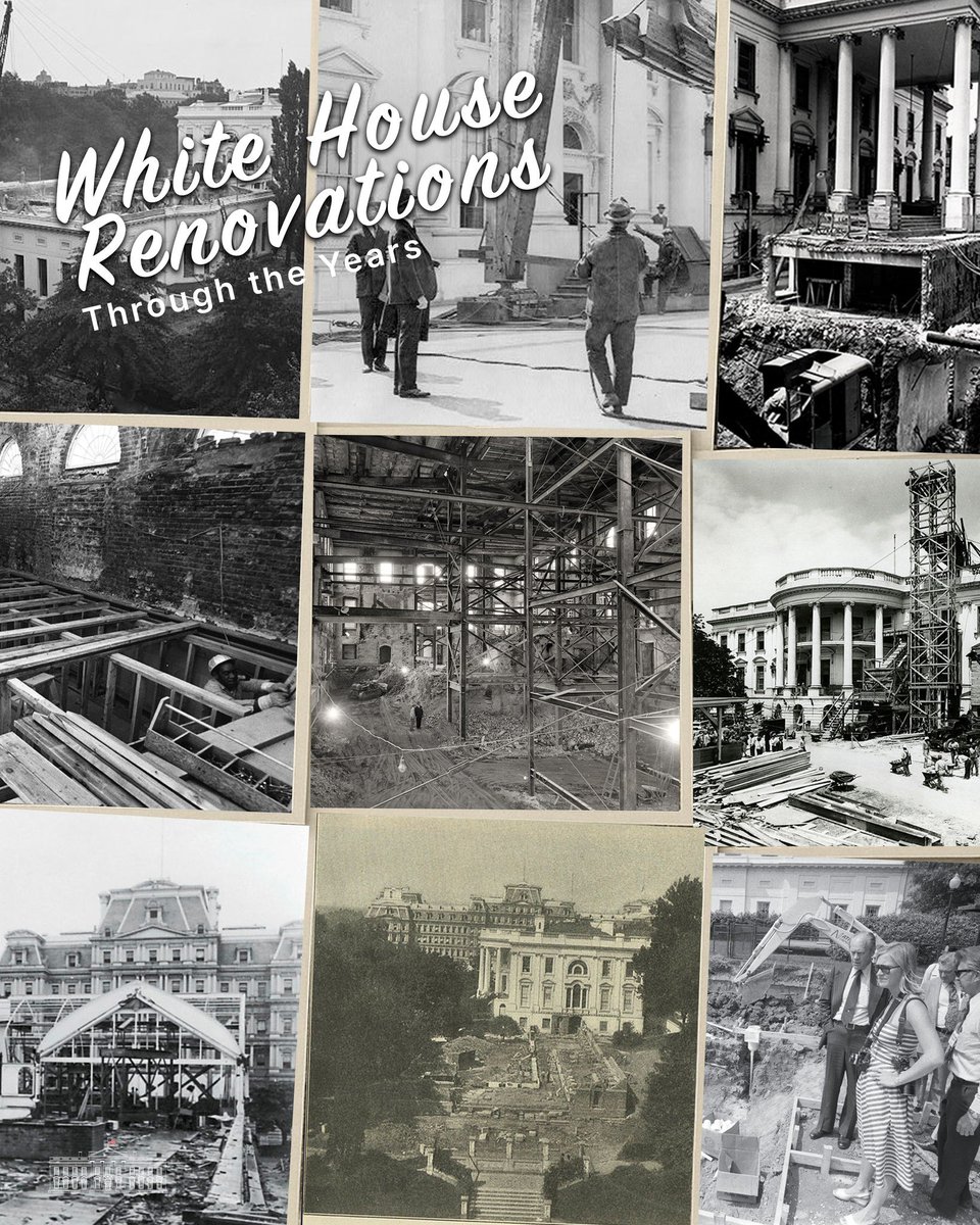 StaafJackie's tweet image. The White House has had many renovations. This is the first one that is not costing the taxpayers.