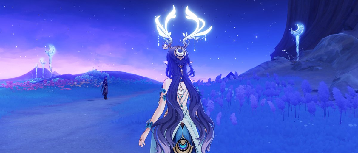 Dark_Sailor7's tweet image. Some sneaky screenshots from AQ + wider screenshot in case someone wants wallpaper (▰˘◡˘▰)

(off to lalalaland) ZzzZzz
#flauma #Flins #Lauma #flinslauma #GenshinImpact