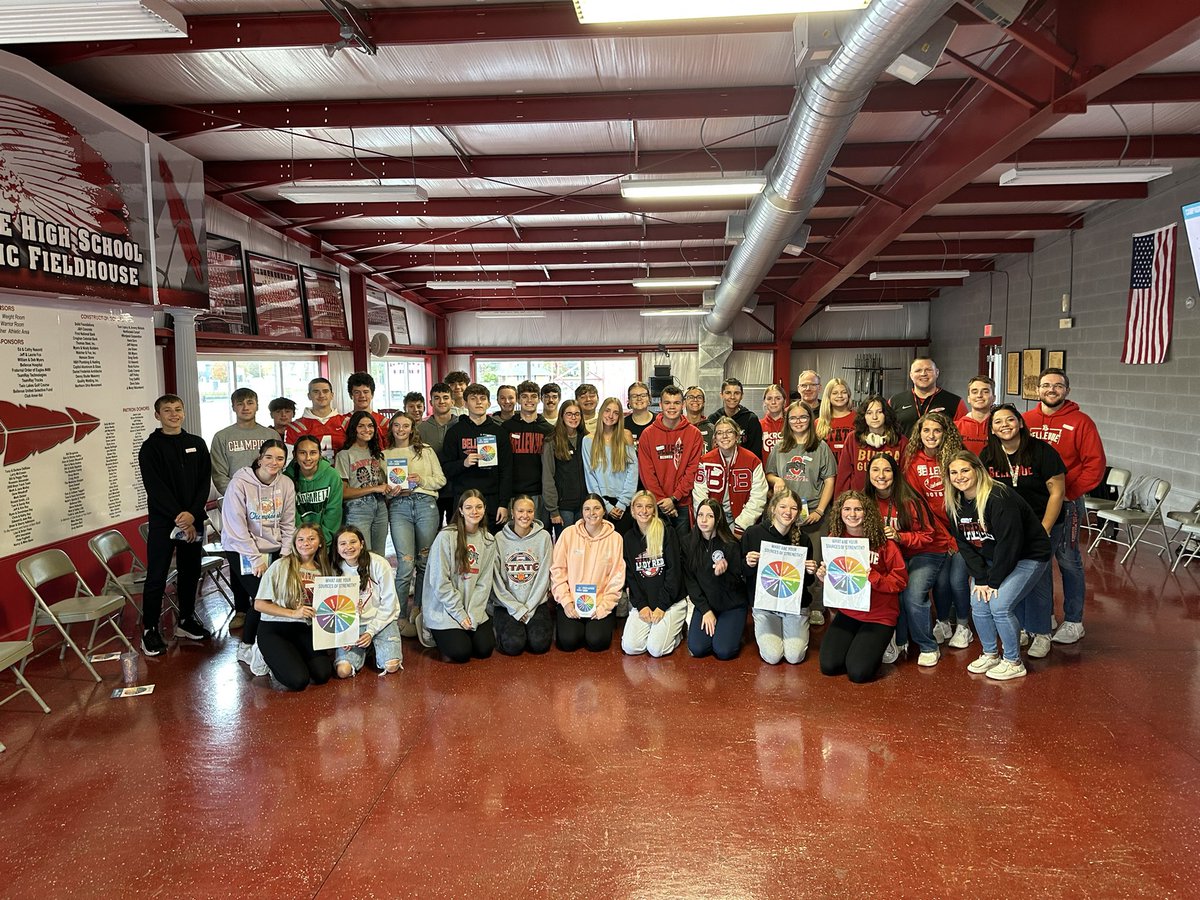 BCSSocialWorker's tweet photo. BHS Sources of Strength peer and adult leaders spent the day planning on how they can help make sure students are connected to trusted adults when they struggling with their mental health! #wearestrongertogether https://t.co/NZjTrg9K6g