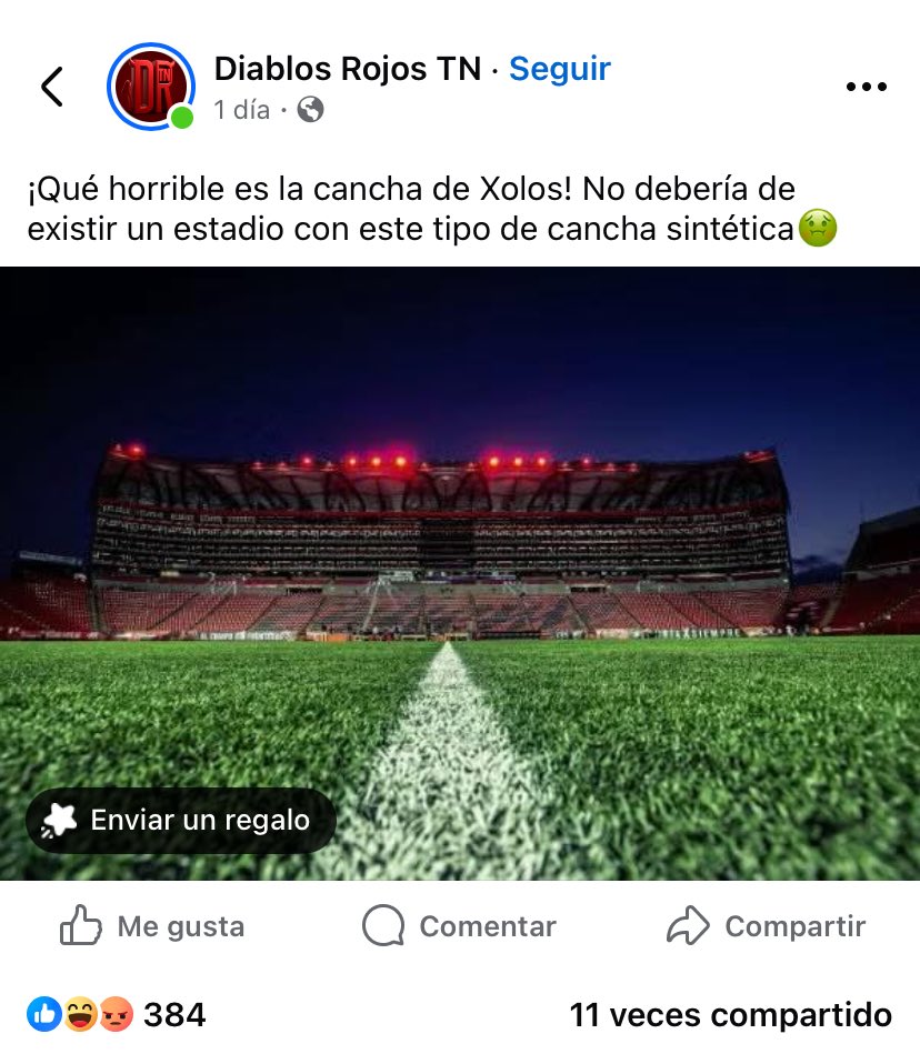 Antes de Osorio, cuando en el Caliente todos nos dedeaban nadie abría el hocico, todos sacaban puntos, calladitos y sin la jalada de no traer a sus referentes por la cancha.

Ahora que en TJ se acordaron de cómo jugar futbol y se la pelan, salen con “ay el campo”

Mamen durísimo.