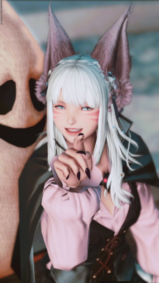 #おはミコ です☀
今日はみんな何するの？
時間あるなら一緒に極WOLマウント取りに行かない？（人に指さしいけません）
休日楽しんでいきましょ～🍀
#FF14