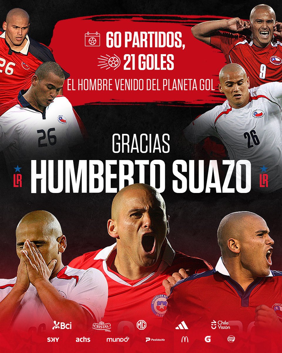 👉😁👈 En estos precisos momentos, cuelga sus botines el ✨𝐇𝐨𝐦𝐛𝐫𝐞 𝐯𝐞𝐧𝐢𝐝𝐨 𝐝𝐞𝐥 𝐏𝐥𝐚𝐧𝐞𝐭𝐚 𝐆𝐨𝐥 ✨🪐

Tremendo jugador, que marcó una época e inspiró generaciones; 2️⃣1️⃣ goles en 60 partidos, y unas Eliminatorias que NUNCA olvidaremos 💫

❤️ ¡Gracias por tantas