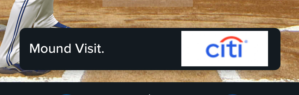 carsoncantcode's tweet image. Why do we have advertisements on the mound visit popup in the mlb app now