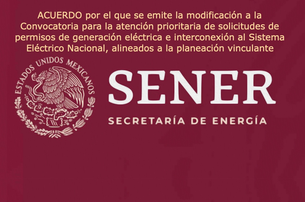 #SectorEnergérico Sener extiende el plazo para recibir notificaciones de interés de permisos de generación 

factorenergetico.mx/sener-extiende…
