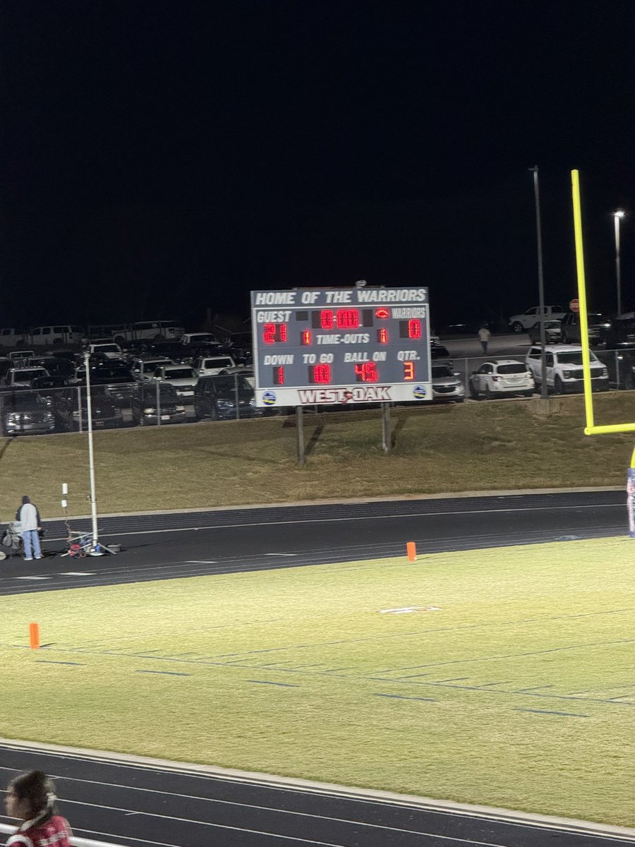 RazorbacksA's tweet image. The Razorbacks lead the Warriors 21-0 at the half!! 

#RelentlessPursuit