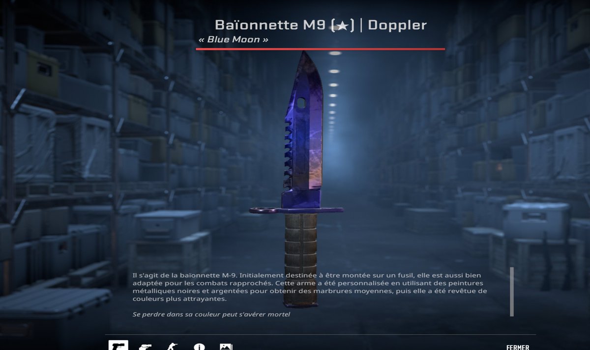 Marfleud's tweet photo. @VengiCsgo @CortadaL Merci pour le trade de la M9 reçu en 5 mins pas de tradelock 🫡 https://t.co/64ofZPHY7L