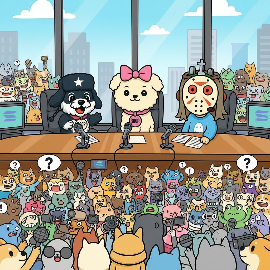 $BOOPI FAM LFG!!! 🚀 LET’S FLIP THIS DIP BACK TO A FULL BLOWN RALLY LIKE EARLIER! STACK THOSE GREEN CANDLES AND SPREAD THE WORD 🔥
TONIGHT’S SPACE IS GONNA BE WILD — $50 IN SOL 💰 + INTERACTIVE $10 SOL GIVEAWAY 🎯 + A TON OF NFT PRIZES 🎁
TAG YOUR FRIENDS, RETWEET, AND SHOW UP