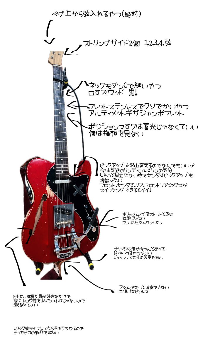 ILikeAkairo's tweet photo. 10月25日
秋山黄色 LIVE HOUSE TOUR 「鬼奏本能」
＠高松MONSTER

本日高松ツアー4公演目です^o^ヤッホー

盛り上がったり盛り下がったりしろ！

これは俺の理想のギター
#秋山黄色 #鬼奏本能 https://t.co/7GNiOJg9x1