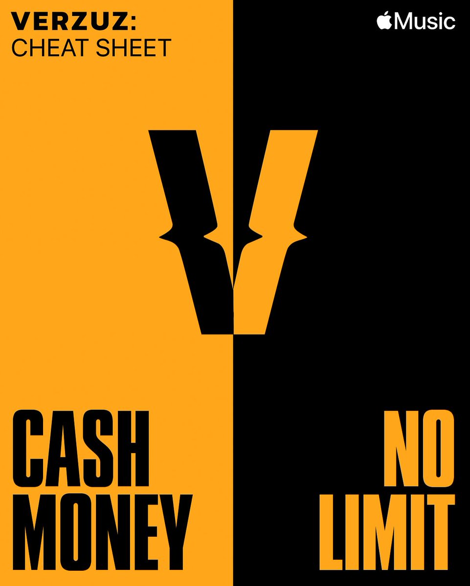 versuzlive's tweet photo. Two legendary labels, one stage. Get ready for Cash Money VERZUZ No Limit live from @complexcon with an exclusive playlist on @applemusic.
#verzuztv #verzuztvlivestream #verzuztvliveonline #verzuztvlive https://t.co/qQfIl8trw4
