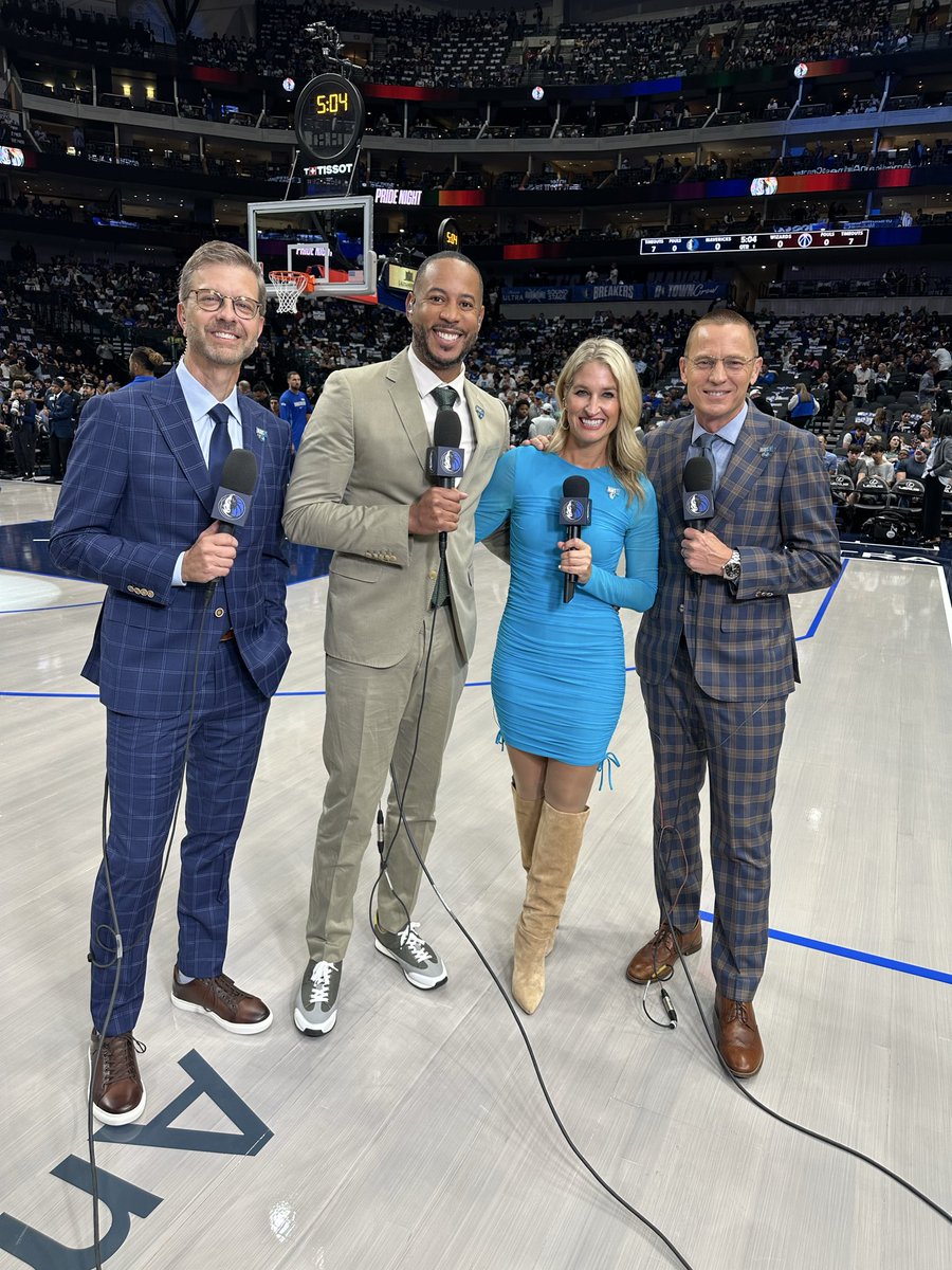 We’re underway on WFAA/KFAA/MavsTV…Mavs vs Wizards at AAC, the crew is here for the 2nd game of a 5 game homestand to open the 2025-26 Mavs season.