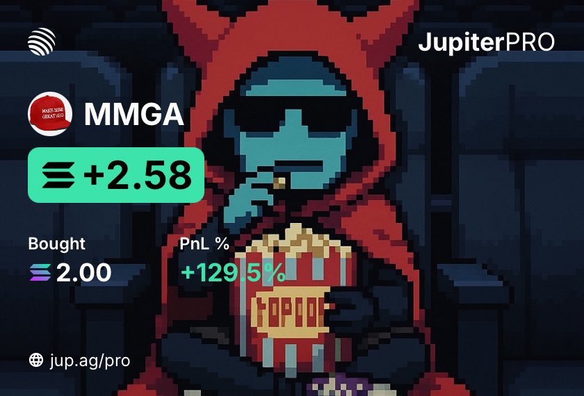 My two plays, $AVICI and $MMGA, ain't selling 'til they hit $20M.